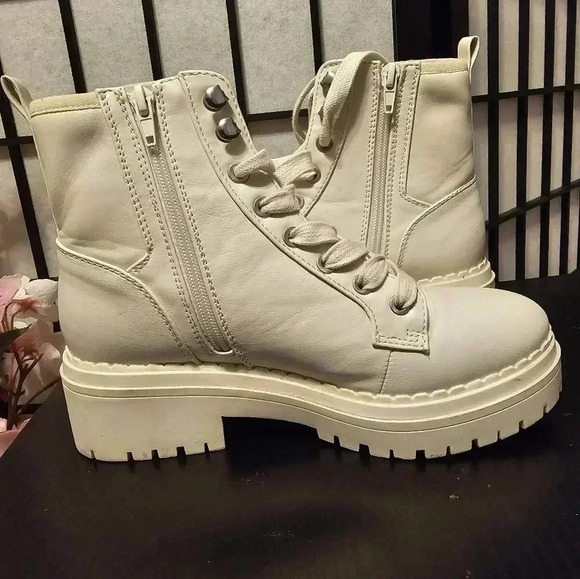 Indigo off white combat boots - Picture 1 of 6